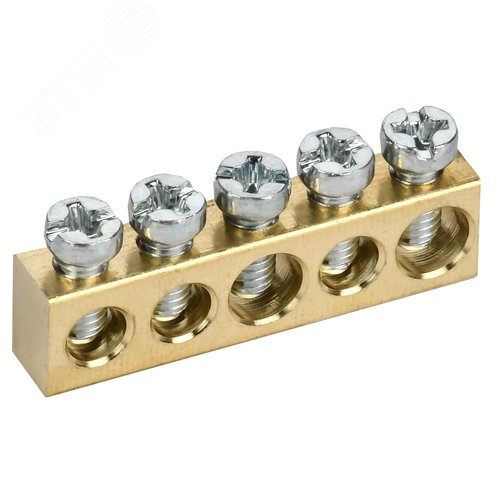 Изображение товара TEKFOR Шина нулевая сечение 6х9 5 отв. IEK (шт)