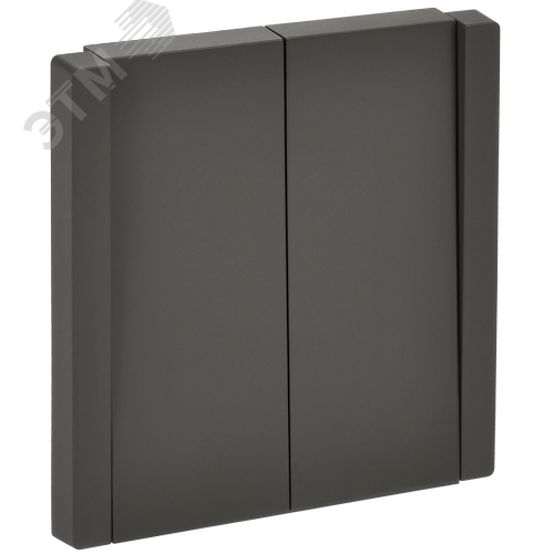 Изображение товара FORTE&PIANO Выключатель 2-клавишный перекрестный 10А FP309 серый IEK (шт)