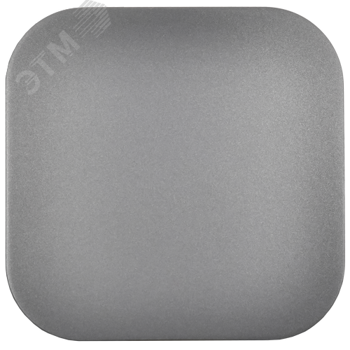 GLORY Выключатель 1-клавишный для открытой установки 10А ВС20-1-0-ХСм сталь матовый IEK - фото 2