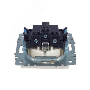 BRITE Розетка с заземлением с защитными шторками 16А РС14-1-0-БрЖ жемчуг - фото 5