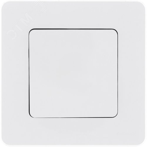 Выключатель 1-клавишный проходной 10АХ безвинтовое крепление белый INSPIRIA - фото 3