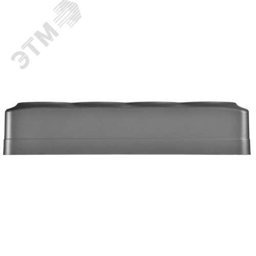 GLORY Розетка 4-местная для открытой установки с заземлением без защитных шторок 16А РС24-3-ХСм сталь матовый IEK - фото 5