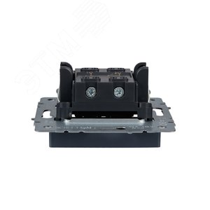 BRITE Выключатель одноклавишный перекрестный 10А ВС10-1-3-БрМ маренго - фото 4