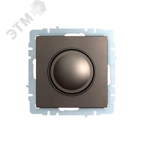 BRITE Светорегулятор поворотно-нажимной 600Вт СС10-1-0-БрТБ бронза - фото 3