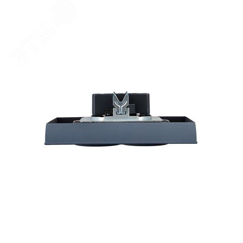 BRITE Розетка двойная с заземлением с защитными шторками 16А в сборе РСш12-3-БрМ маренго - фото 4