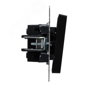 BRITE Выключатель жалюзи 10А ВС10-1-5-БрЧ черный - фото 3