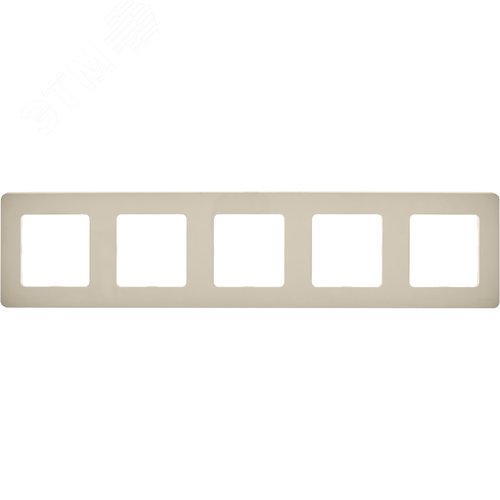 Рамка 5-местная слоновая кость INSPIRIA - фото 2