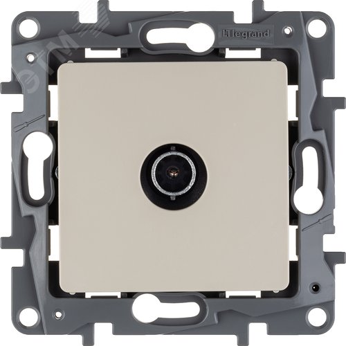 Розетка TV тип звезда слоновая кость ETIKA - фото 4