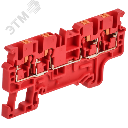 ARMAFIX Клемма пружинная Push In CP-MC 4 вывода 2,5мм2 красная IEK - фото 1