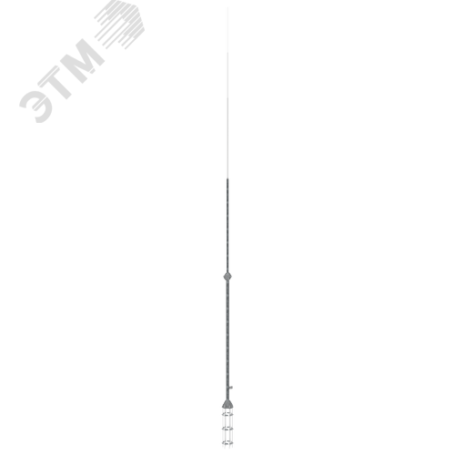 Изображение товара Мачта молниеприемная отдельностоящая L 12м оцинкованная сталь (шт)