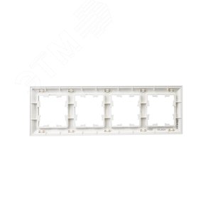BRITE Рамка 4 поста РУ-4-Бр белый/белый IEK - фото 3