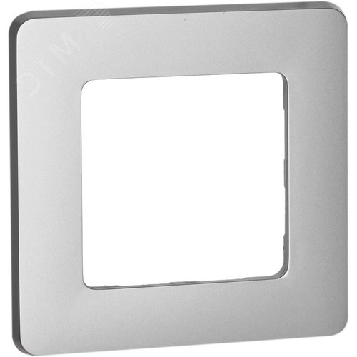 Рамка 1-местная алюминий INSPIRIA - фото 1