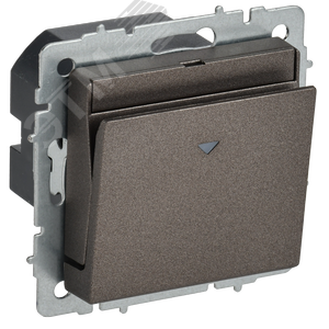 BRITE Выключатель карточный 30А ВС10-1-8-БрТБ темная бронза IEK - фото 1