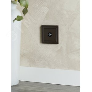 BRITE Розетка TV проходная РТВ10-0-БрТБ темная бронза - фото 8