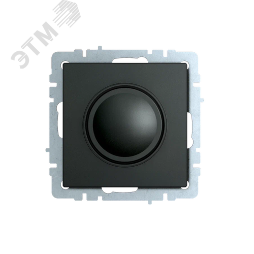 BRITE Светорегулятор поворотно-нажимной 600Вт СС10-1-0-БрЧ черный - фото 3