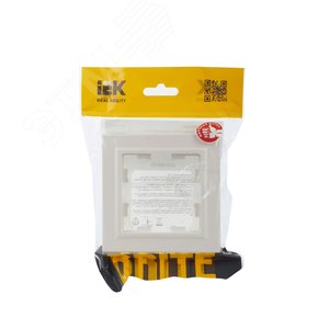 BRITE Рамка 1 пост IP44 РУ-1-БрЖ-44 жемчуг - фото 5