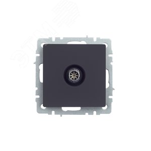 BRITE Розетка TV оконечная РТВ11-0-БрГ графит - фото 2