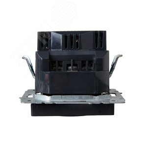 BRITE Розетка 1 пост с заземлением с защитными шторками 16А с USB A+A 5В 3,1А РЮш10-2-БрГ графит - фото 5