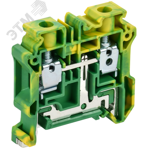 Изображение товара ARMAFIX Колодка клеммная CY10 PE винтовая 10мм2 проходная заземляющая Ex IEK (шт)
