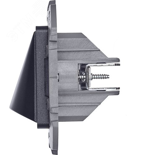 Вывод кабеля с зажимом для кабеля антрацит INSPIRIA - фото 6