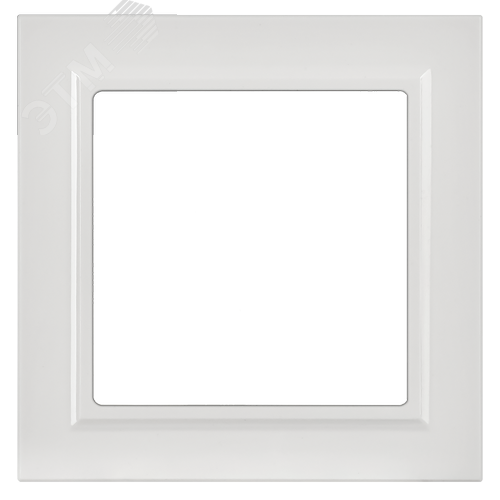 BRITE Рамка 1-местная РУ-1-БрАБ арктический белый IEK - фото 2