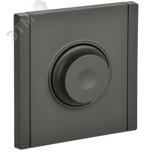 FORTE&PIANO Светорегулятор поворотно-нажимной 600Вт FP354 серый IEK - фото 1