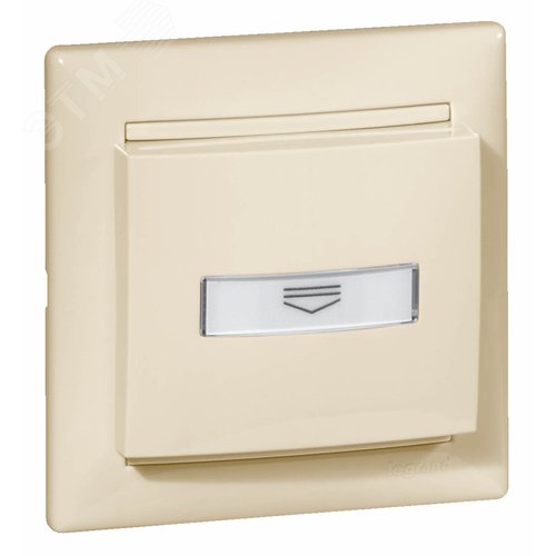 Выключатель карточный без задержки выключения 10А слоновая кость VALENA - фото 1
