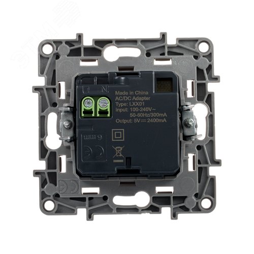 Розетка USB A+A 15Вт белый ETIKA - фото 5