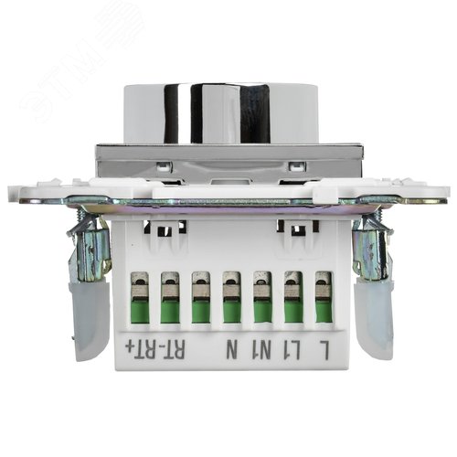 SKANDY Термостат электронный с индикацией SK-T01N никель IEK - фото 5