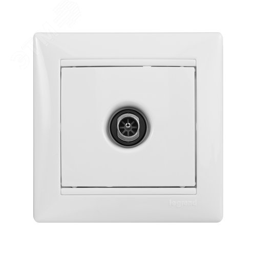 Розетка TV звезда белый VALENA DIY - фото 1