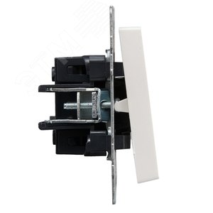 BRITE Выключатель жалюзи 10А ВС10-1-5-БрЖ жемчуг - фото 3