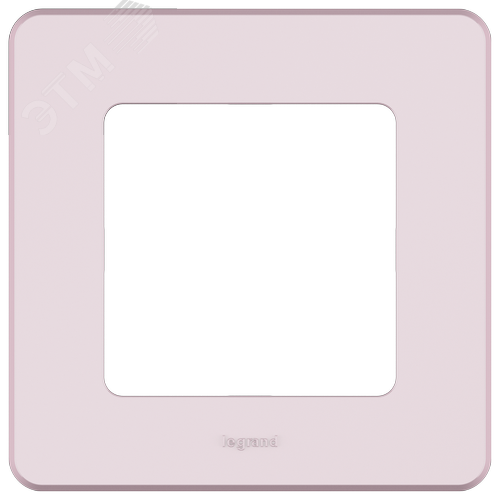 Рамка 1-местная розовый INSPIRIA - фото 1