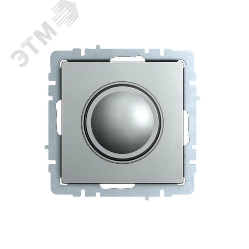 BRITE Светорегулятор поворотно-нажимной 600Вт СС10-1-0-БрС сталь - фото 3