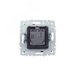 BRITE Розетка двойная TV+SAT РТВ/РСп12-БрТБ темная бронза - фото 4