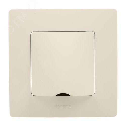 Вывод кабеля с зажимом для кабеля слоновая кость ETIKA - фото 6