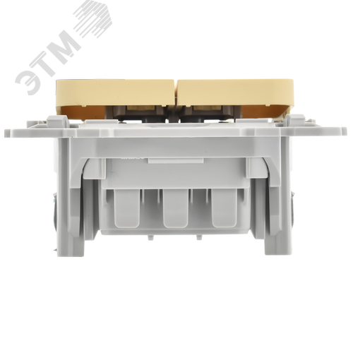 FLITE Выключатель 2-клавишный 10А ВС12-1-0-ФлН навахо IEK - фото 5