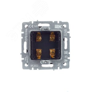 BRITE Аудиорозетка 4 поста РА10-БрШ шампань - фото 4