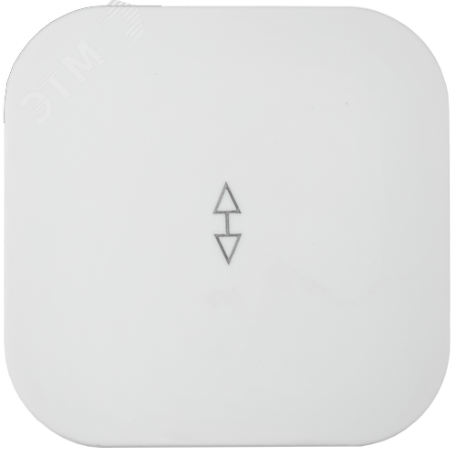 GLORY Выключатель 1-клавишный для открытой установки проходной 10А ВСп10-1-0-ХБм белый матовый IEK - фото 2