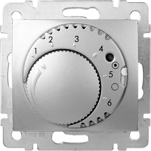 VALENA Термостат для теплых полов алюминий - фото 1