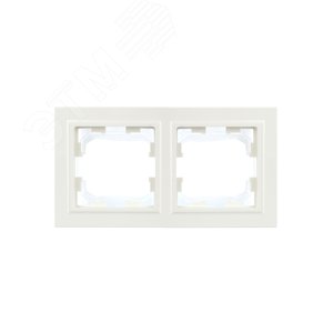 BRITE Рамка 2 поста IP44 РУ-2-БрБ-44 белый - фото 2
