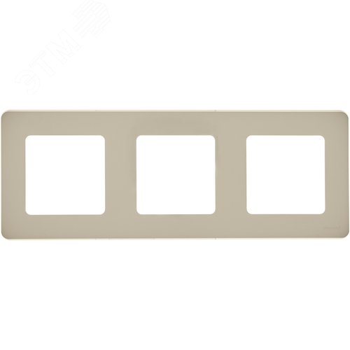 Рамка 3-местная слоновая кость INSPIRIA - фото 2