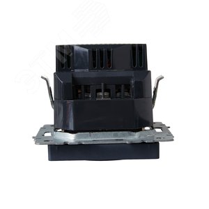 BRITE Розетка с заземлением с защитными шторками 16А с USB A+A 2,1А РЮш10-1-БрМ маренго - фото 5