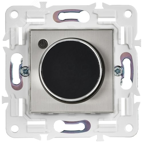 SKANDY Термостат электронный с индикацией SK-T01N никель IEK - фото 6