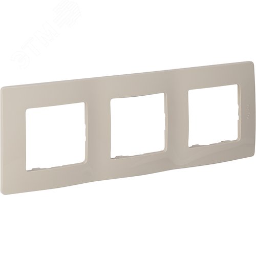 Изображение товара Рамка 3-местная слоновая кость ETIKA (шт)