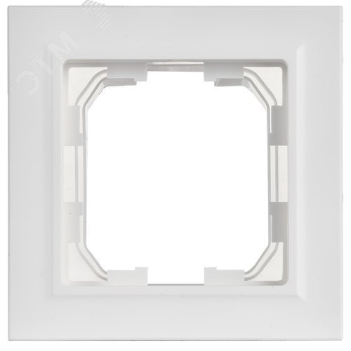 BRITE Рамка 1-местная IP44 РУ-1-БрАБ-44 арктический белый IEK - фото 2