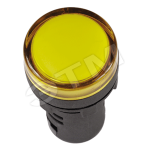 Лампа AD16DS(LED)матрица d16мм желтый 36В AC/DC