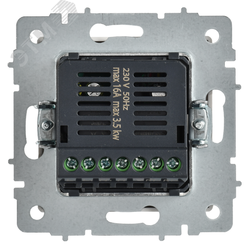 BRITE Термостат электронный с индикацией ТС10-1-БрАБ арктический белый IEK - фото 5