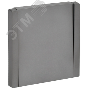 Изображение товара FORTE&PIANO Выключатель 1-клавишный самовозвратный 10А FP510 сталь IEK (шт)