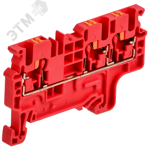 ARMAFIX Клемма пружинная Push In CP-MC 3 вывода 2,5мм2 красная IEK - фото 1