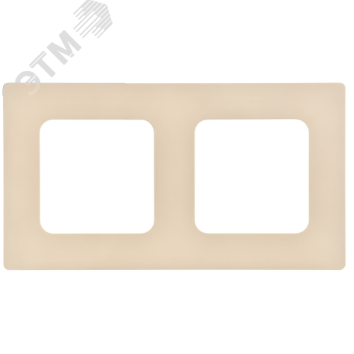 FLITE CLASSIC Рамка 2-местная РУ-2-К-ФлСл сливочный IEK - фото 4